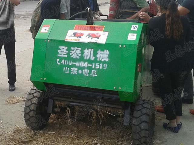 固定式牧草打捆機能（néng）把牧草的種（zhǒng）植生產與加工保存科學有序的結合起來