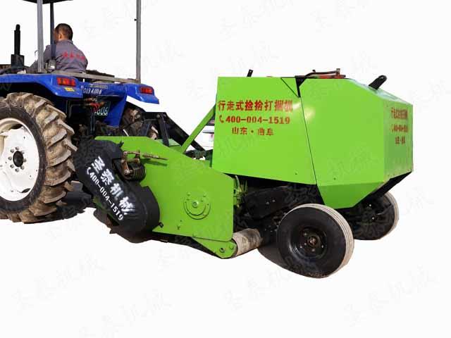 全自動（dòng）牧草（cǎo）打（dǎ）捆機結構（gòu）簡單，便於用戶日（rì）常的維護和清理