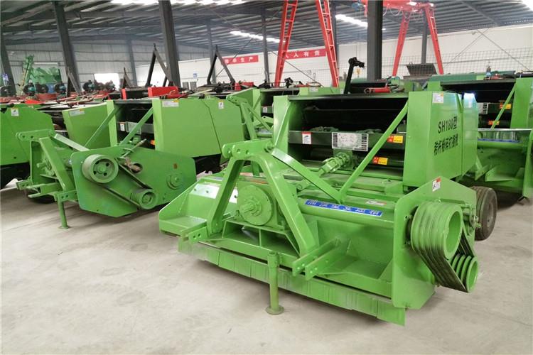 草捆易散的調整。當麥（mài）節濕度較大，易於撿拾打（dǎ）捆，可調低密（mì）度孔，當麥節較幹，易碎，不易撿拾（shí）喂入，應調高密度孔