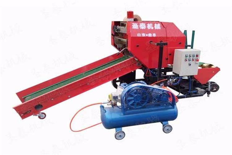 使用电机作为秸（jiē）秆打捆包膜机动力时（shí），安（ān）装接地线