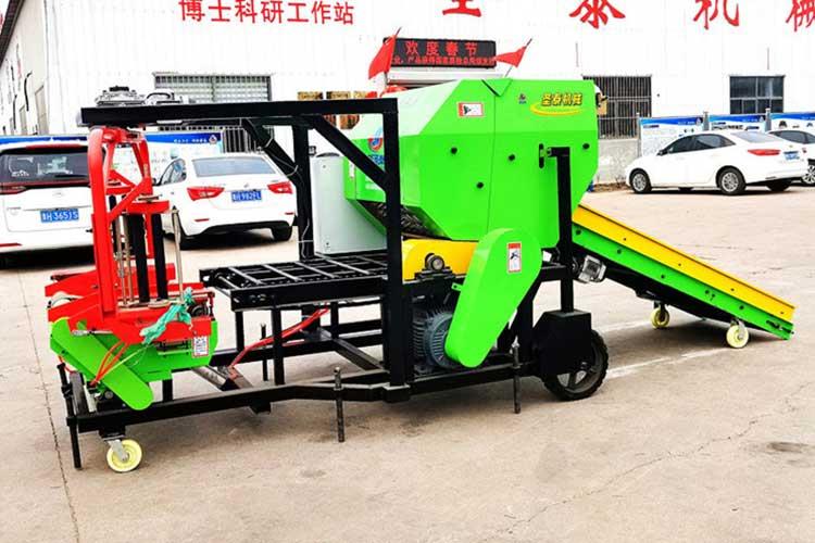 新型秸秆包膜机